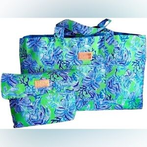 NWT Lilly Pulitzer Pool Tote with Pouch
